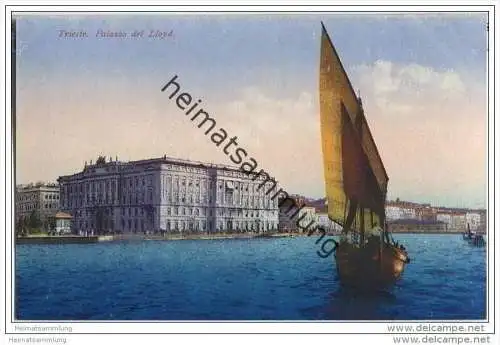 Trieste - Palazzo del Lloyd - Schiffe