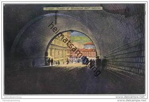 Trieste - Tunnel di Montuzza dall' interno