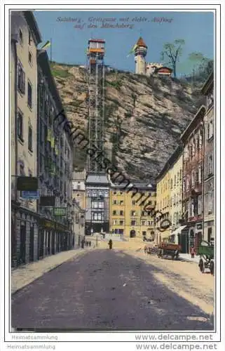 Salzburg - Griesgasse - elektrischer Aufzug