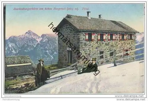 Starkenburgerhütte am hohen Burgstall