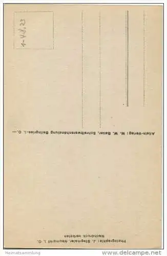 Beilngries - Partie am Stadtgraben - Verlag M. W. Bauer Beilngries 20er Jahre