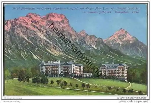 Cortina d'Ampezzo - Hotel Miramonti - Punta Nera - Sorapis - Antelau