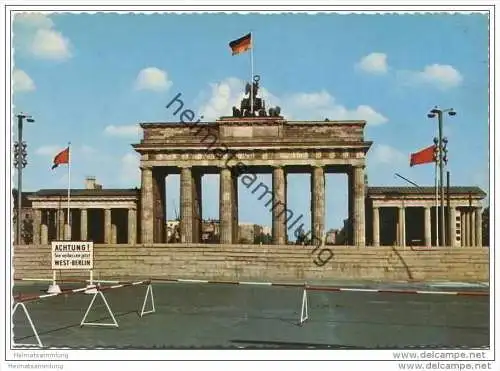 Berlin - Brandenburger Tor - AK Grossformat