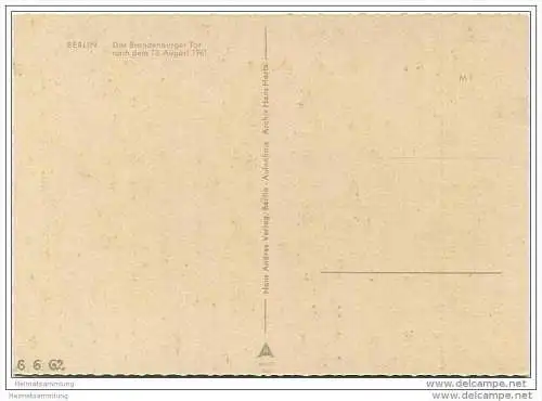Berlin - Brandenburger Tor - AK Grossformat