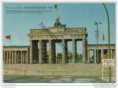Berlin - Brandenburger Tor - AK Grossformat