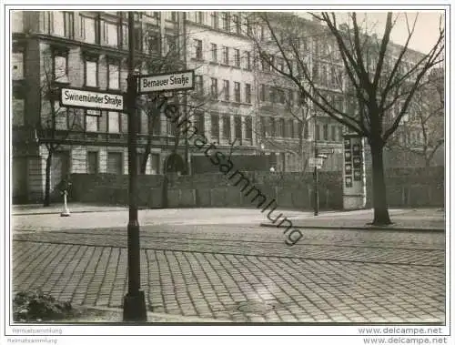 Berlin - Sperrmauer Bernauer Strasse - Foto-AK Grossformat