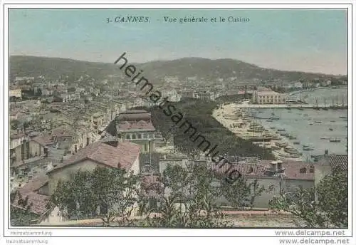 Cannes - Vue generale et le Casino