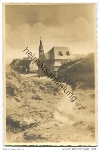 Juist - katholische Kirche - Foto-AK 20er Jahre