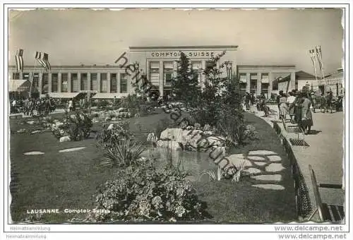 Lausanne - Comptoir - Foto-AK