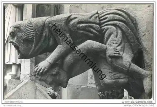 Freiburg - Münster - Figur - Foto-AK