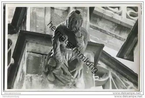 Freiburg - Münster - Figur - Foto-AK