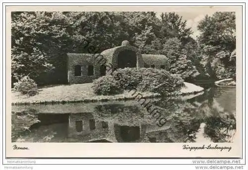 Bremen - Bürgerpark-Laubengang - Foto-AK