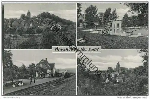 Naumburg (Hessen) - Bahnhof - Schwimmbad