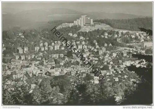 Friedrichroda mit FDGB-Ferienheim August Bebel - Foto-AK Grossformat - Verlag Lichtbild-Schincke KG Zeitz