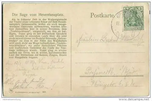 Hexentanzplatz - Teufelsbecken - Teufelsschloss