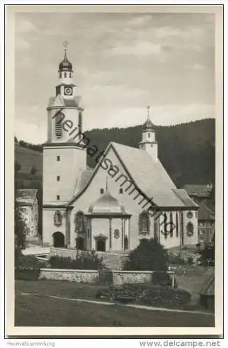 Todtmoos - Pfarr- und Wallfahrtskirche - Foto-AK - Verlag Photo-Benck Todtmoos