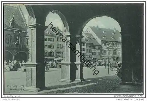 Freiburg - Münsterplatz - Badenfrankatur