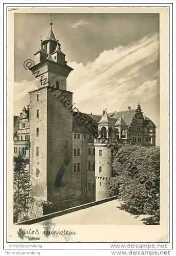 Schloss Neuenstein - Foto-AK Grossformat 40er Jahre