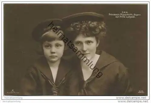 Prinzessin Rupprecht von Bayern mit Prinz Luitpold von Bayern