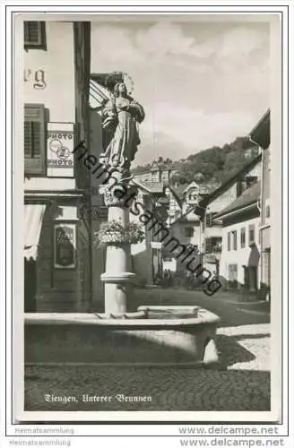 Tiengen - Unterer Brunnen - Foto-AK