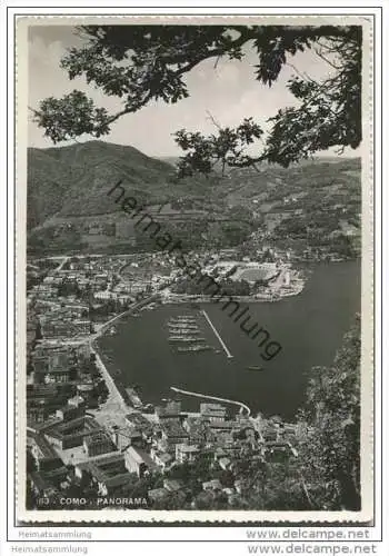 Como - Panorama - Vera Fotogafia - Foto-AK Grossformat 1939