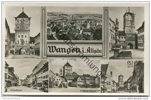 Wangen im Allgäu - Foto-AK 40er Jahre - Verlag Gebr. Metz Tübingen