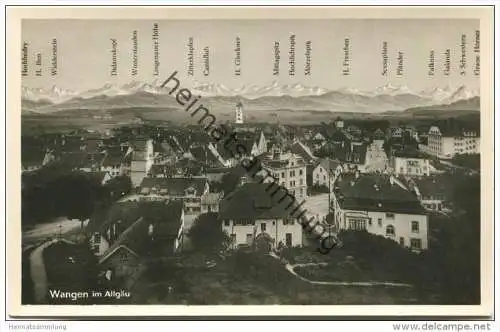 Wangen im Allgäu - Foto-AK 30er Jahre - Verlag Gebr. Metz Tübingen