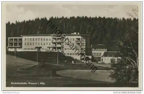 Wangen im Allgäu - Kinderheilstätte - Foto-AK 30er Jahre - Verlag Fotohandlung Bulmer Wangen