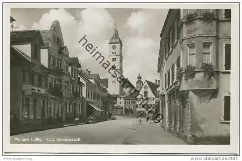 Wangen im Allgäu - Cafe Altreichsstadt - Drechslerei Andreas Heim - Butter- und Käsehandlung E. Heim - Xaver Dietenberge