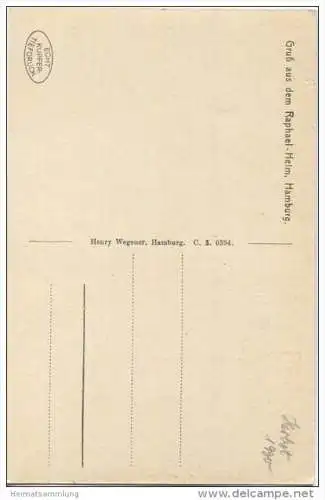 Hamburg 5 Grosse Allee 40/41 - Raphaels-Heim - katholisches Hospiz - Verlag Henry Wegener Hamburg 1930