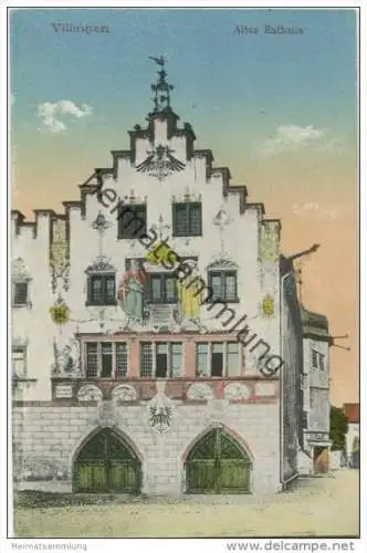 Villingen - Altes Rathaus - Verlag Gebr. Metz Tübingen 20er Jahre