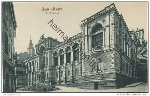 Baden-Baden - Friedrichsbad - Verlag H. Rubin &amp; Co. Dresden-Blasewitz 20er Jahre