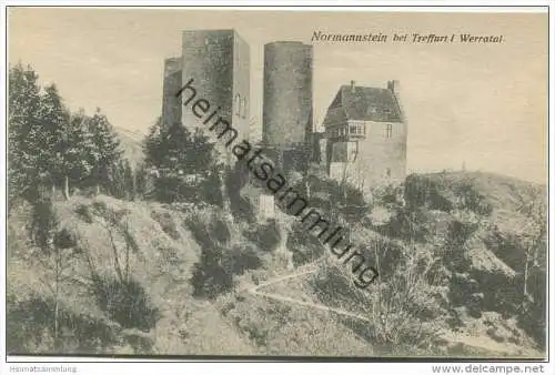 Normannstein bei Treffurt im Werratal - Ansichtskartenverlag Otto Rink Treffurt 20er Jahre