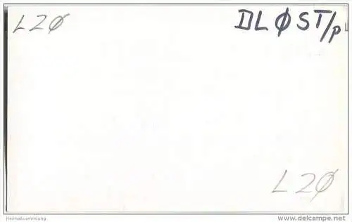 QSL - QTH - Funkkarte - DJ1TS - Rheinhausen - 1968