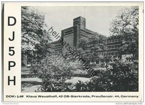 QSL - QTH - Funkkarte - DJ5PH - Oberhausen-Sterkrade - 1969