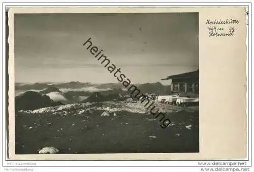 Hochrieshütte - Foto-AK 30er Jahre