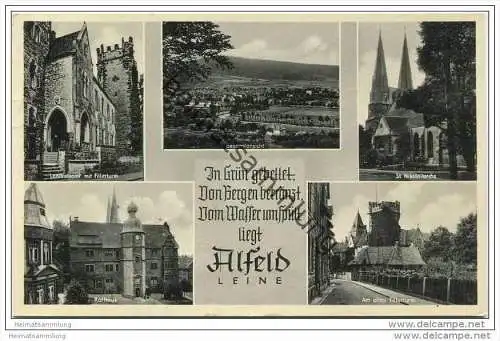 Alfeld - Rathaus - Fillerturm - St. Nikolaikirche