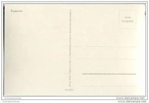 Rappenseehütte - Foto-AK 30er Jahre