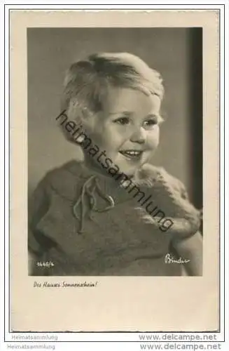 Kleines Mädchen - Des Hauses Sonnenschein - Foto-AK