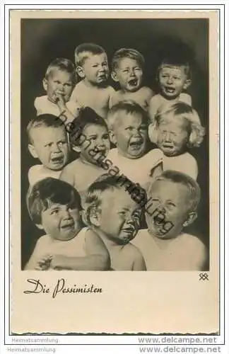 Kinder - Pessimisten - Foto-AK