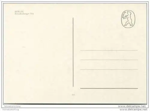 Berlin - Brandenburger Tor - AK Grossformat