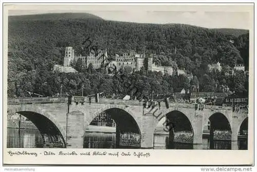 Heidelberg - Alte Brücke - Verlag Schönig &amp; Co. Lübeck