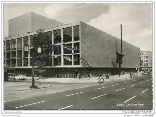 Berlin - Deutsche Oper - Foto-AK Grossformat