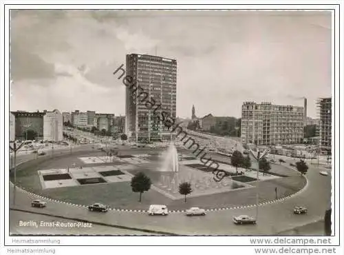 Berlin - Ernst-Reuter-Platz - Foto-AK Grossformat