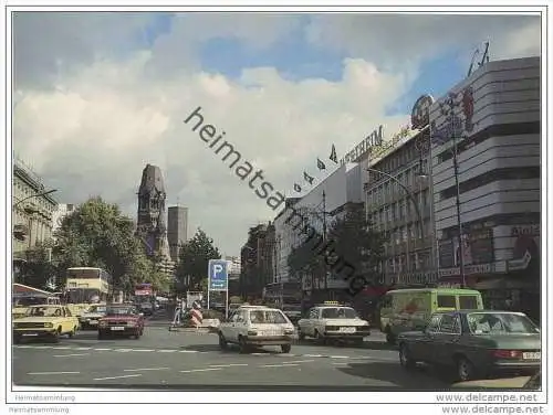 Berlin - Kurfürstendamm - Kudamm-Eck - Wertheim - AK Grossformat