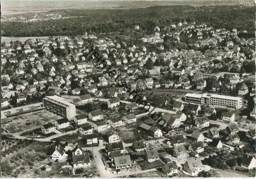 Korntal - Luftbild - Verlag Foto-Lindenberger KG Künzelsau - Foto-AK - Vertrieb Ernst Schreiner Buchhandlung Korntal