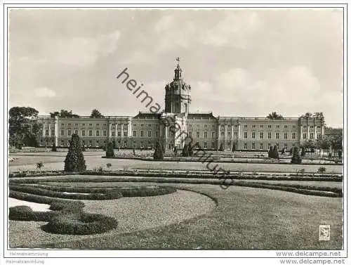 Berlin - Schloss Charlottenburg - Parkseite - Foto-AK Grossformat