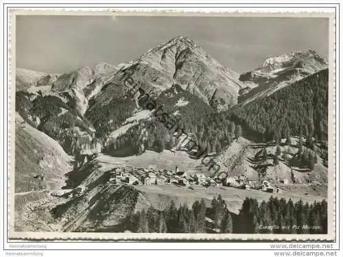 Curaglia mit Piz Muraun - Foto-AK Grossformat