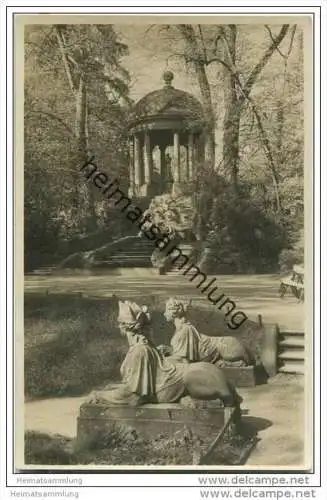 Schwetzingen - Schlossgarten - Apollotempel - Foto-AK