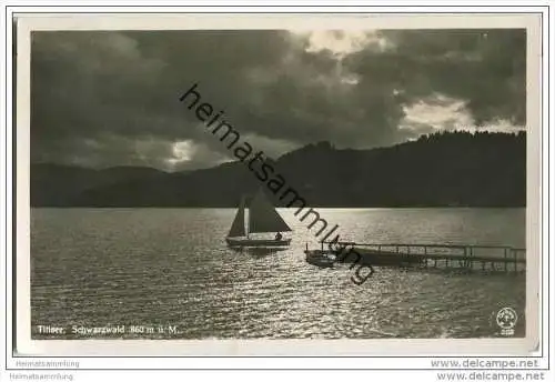 Titisee - Nacht - Foto-AK